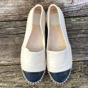 Tory Burch Leather Espadrilles